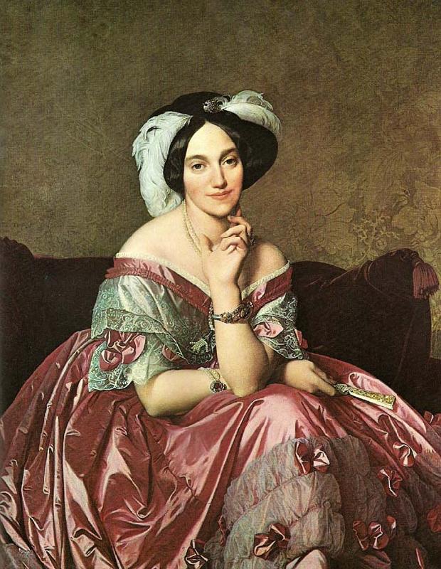 Jean-Auguste Dominique Ingres the baroness rothschild oil painting image